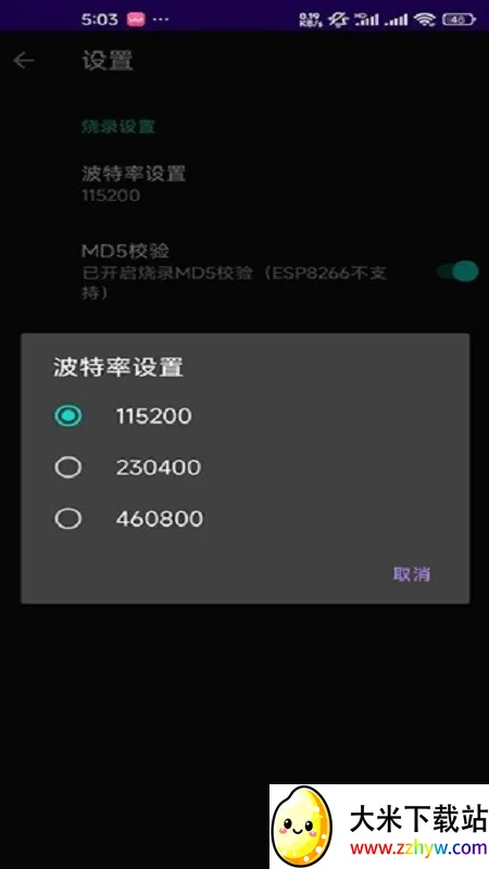 espflasher�����ֻ���v1.1.1 �ٷ������ͼ