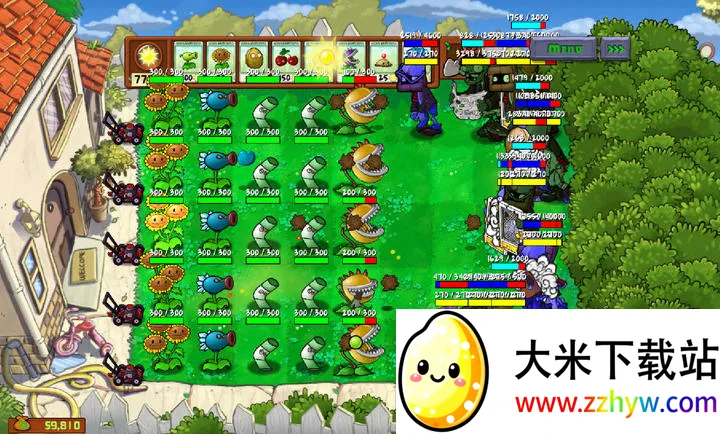 ֲ���ս��ʬ�ӽ��ϲ�PC���԰�(ֲ���ս��ʬ�İ�)v1.0 �ֻ����ͼ